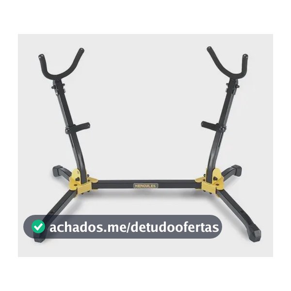 Suporte Hercules Ds537b Duplo Para Sax