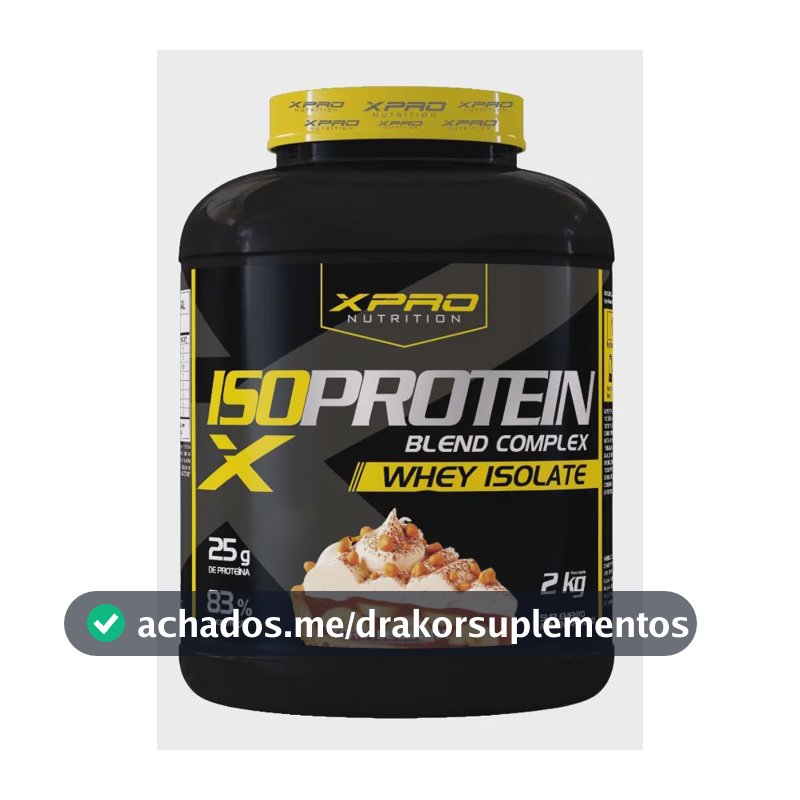 Whey protein XPro Nutrition Iso Blend Complex em pó sabor Torta de banana x 2kg