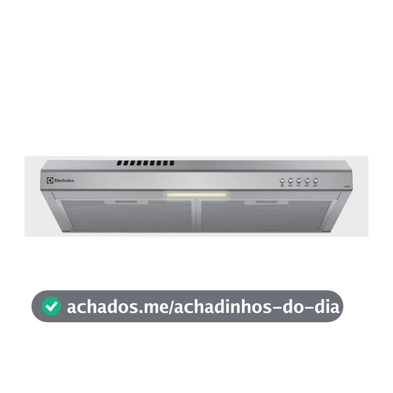 Depurador De Ar Electrolux 60 Cm Inox Luz Led (de6ss) Inox / Prata