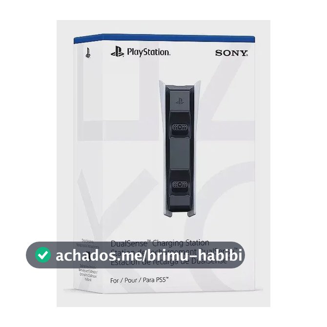 Base De Carregamento Ps5 Controle Dualsense Playstation 5 Branco 5v