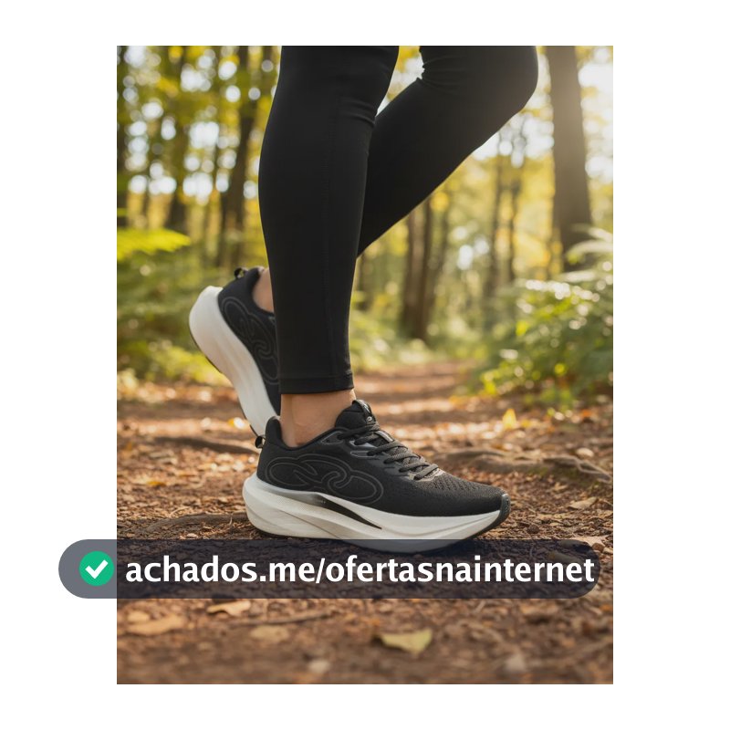 Tênis Olympikus Nuvem Leve Running Original + Nfe Preto Lisa 40 Br