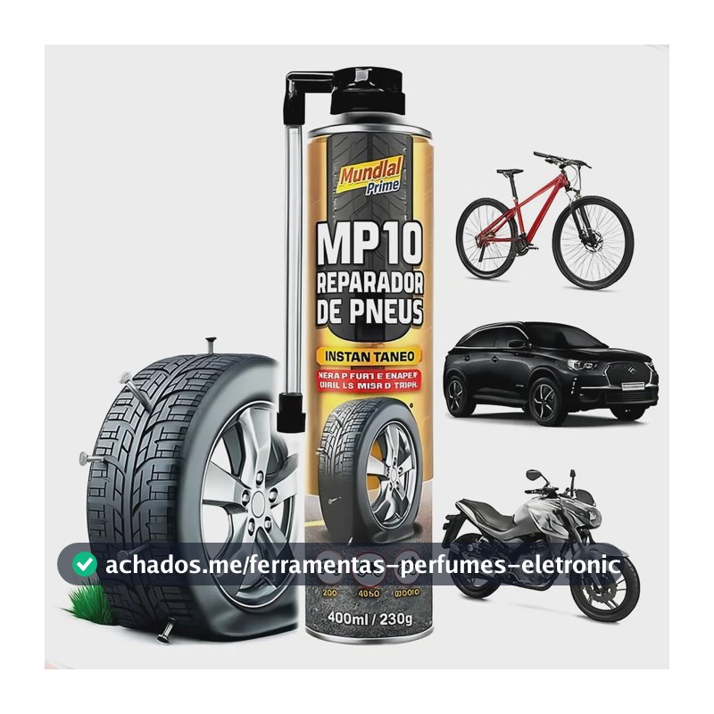 Reparador De Pneu Para Carro/caminhonete Mundial Prime Mp10 400 ML