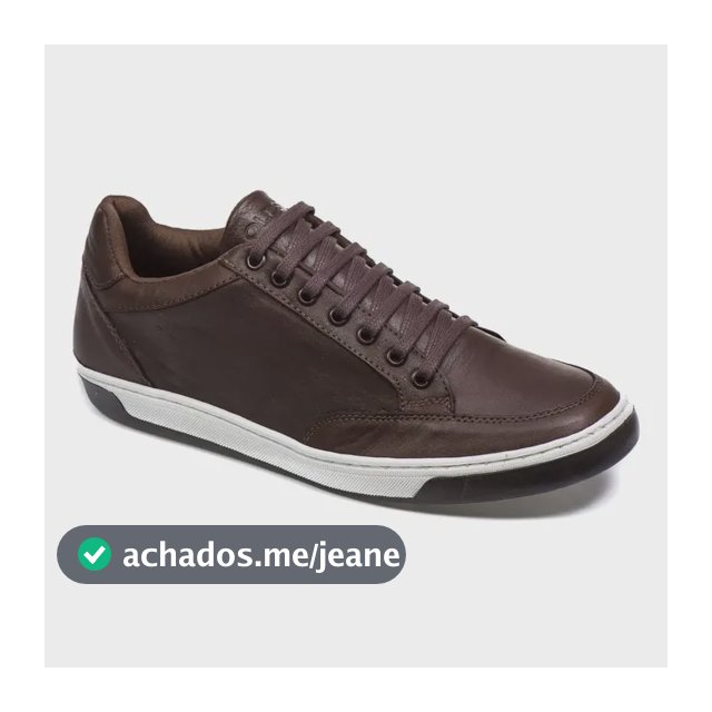 Tenis Masculino Em Couro Sapatenis Social Casual Confortavel