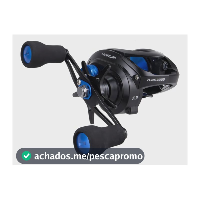 Carretilha Kawana Tigon BG 300 Drag 13.5kg 11 Rolamentos Manivela Esquerda