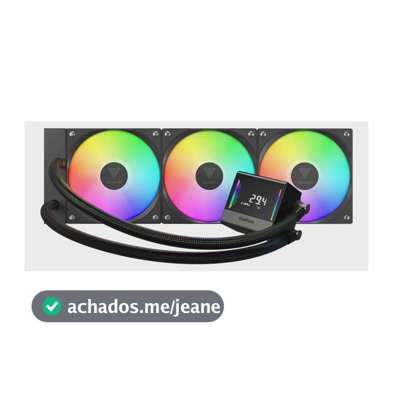 Water Cooler 360mm Gamdias Chione E4-360 Preto Argb V2 Preto