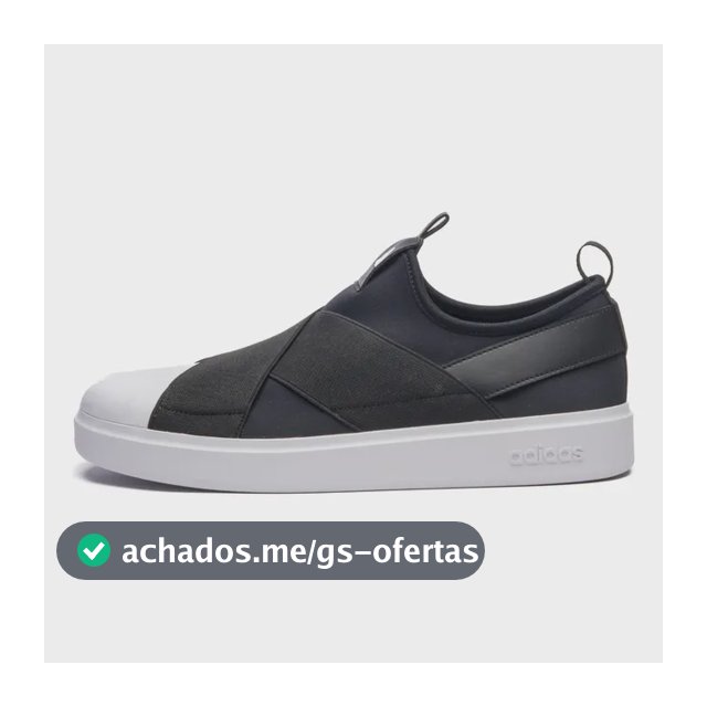 Tênis Feminino Streettalk Slip On adidas Preto Liso 36 Br