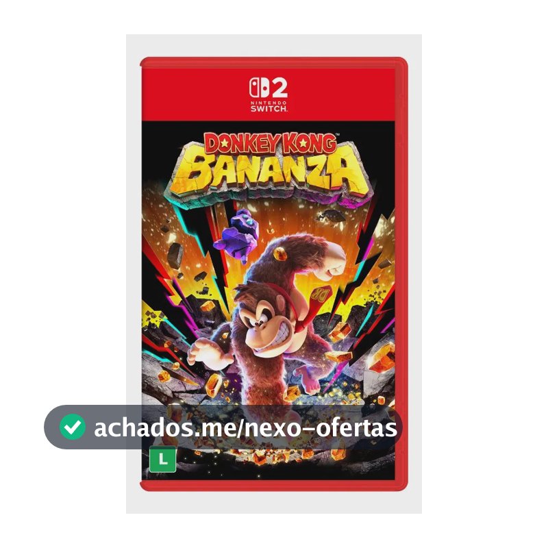 Donkey Kong Bananza Nintendo Switch 2 midia fisica
