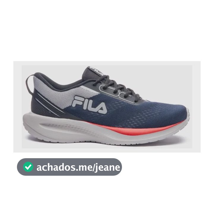 Tênis Esportivo Masculino Rise Up Fila Marinho/cinza/prata Liso 40 Br