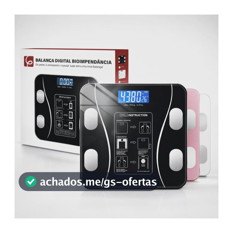Eps-6905 BaIan Epsilon Inteligente Bluetooth Com App, Lcd, Vidro Temperado, 180kg