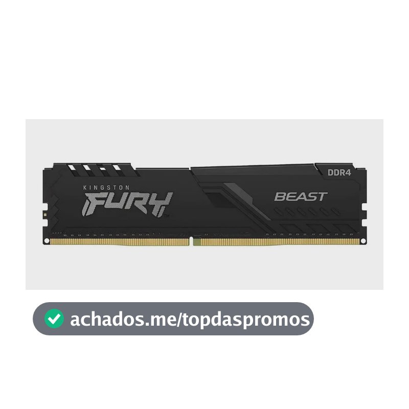 Memória Kingston De 8gb Dimm Ddr4 3200mh. Kf432c16bb/8