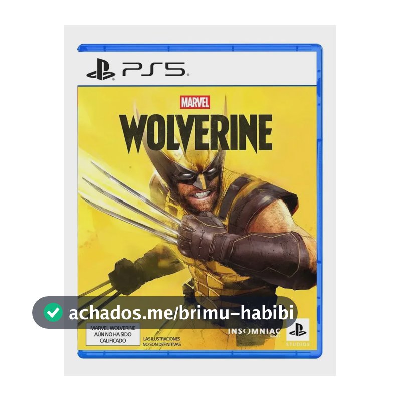 Wolverine Playstation 5 Mídia Física