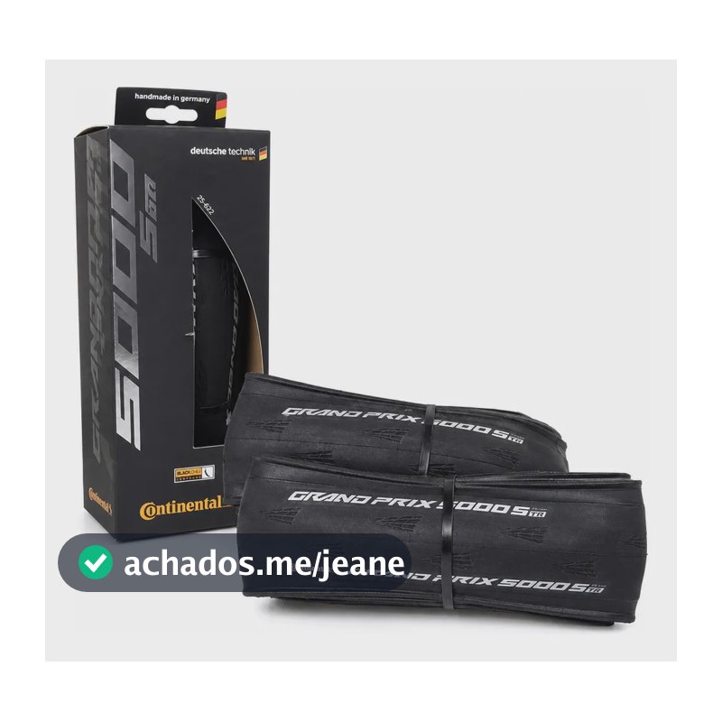 Par Pneu Continental Gp 5000 700x28 Str Tubeless Original  Preto