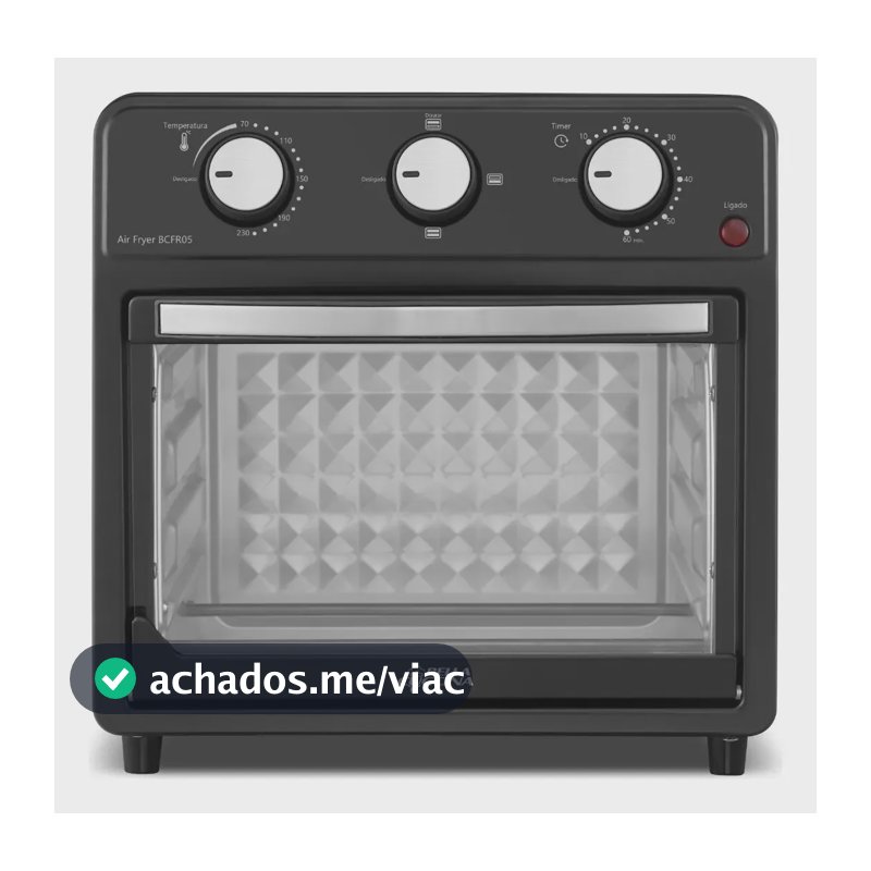 Air Fryer Bella Cuccina 12L 2 Grelhas 1700W BCFR05
