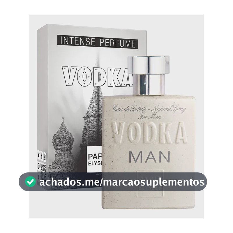 Perfume Vodka Man Paris Elysees Masculino Intense 100ml