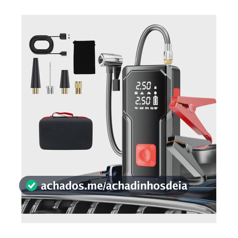 Auxiliar De Partida Automotivo Carregador Veicular Bateria