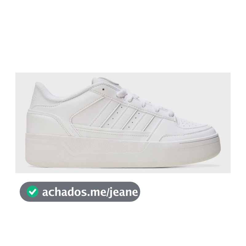 Tênis Casual Feminino Turnaround adidas Cloud White/cloud White/cloud White Liso 37 Br