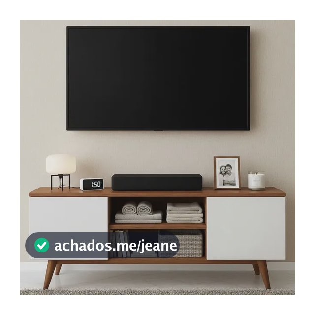 Rack Para Tv Versátil Para Sala Moderna Branco