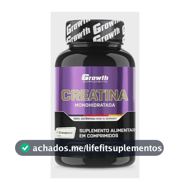 Creatina Growth Supplements em comprimidos Sem sabor de 120 un