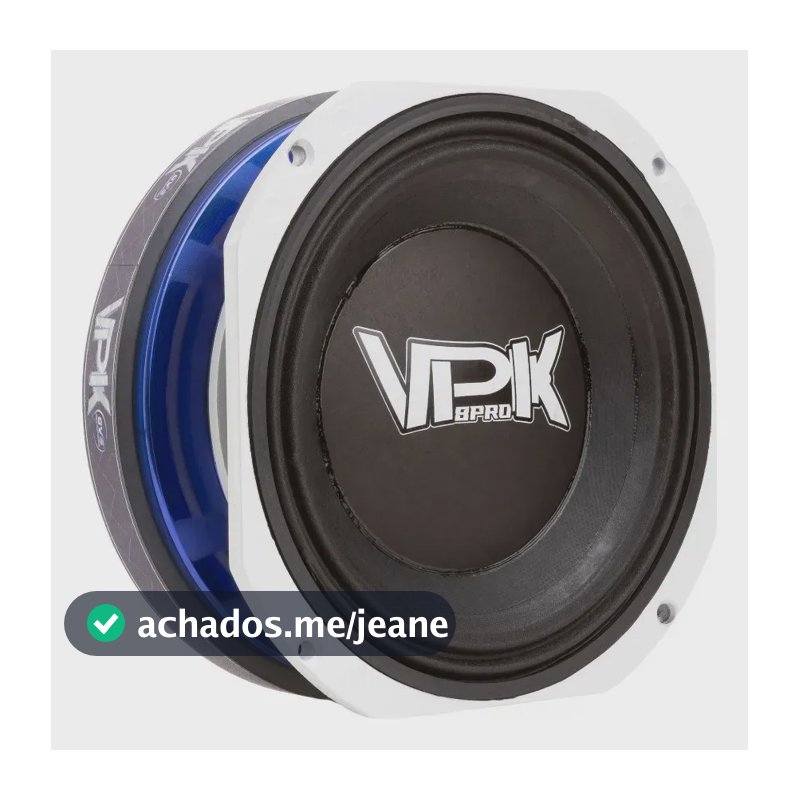 Alto Falante Qvs 8 Polegadas 55 Vpk 8 Ohms 400 Rms Médio 8
