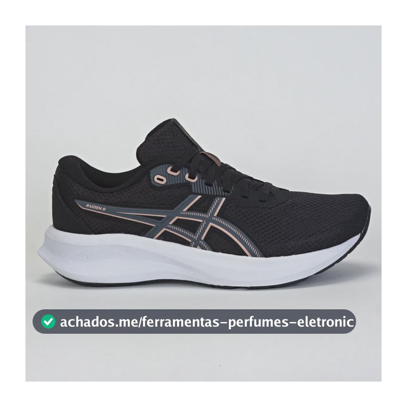 Tênis Asics Raiden 5 Feminino Treino Preto/rosa 36 Br