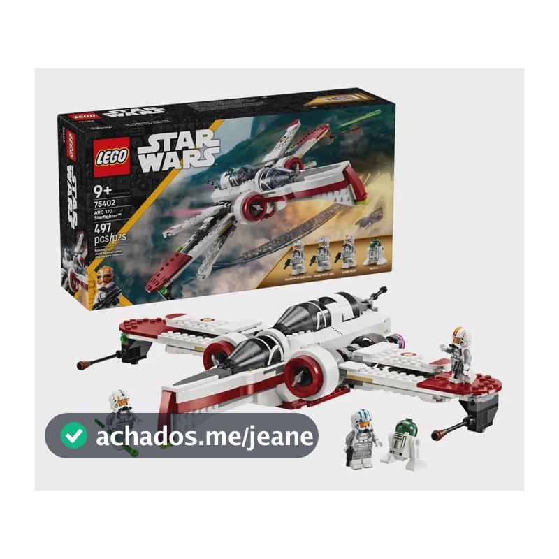 Kit de construção Lego Star Wars Starfighter ARC-170 75402