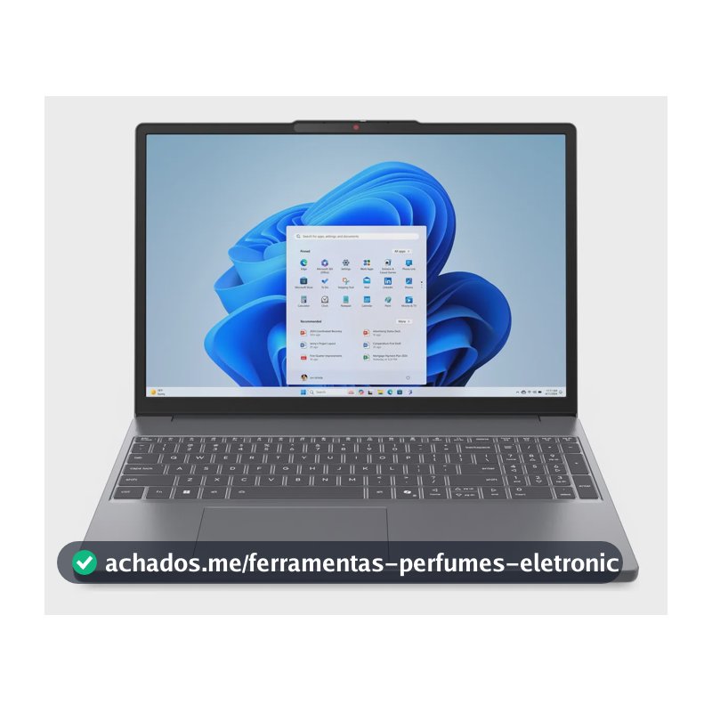 Notebook Lenovo IdeaPad Slim 3 15IRH10 Intel Core i5-13420H 8GB 512GB SSD Windows 11 15.3" - 83NS0002BR Luna Grey