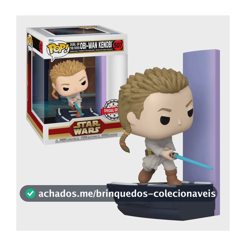 Funko Pop Obi Wan #507 Duel Of Fates Diorama Star Wars Obi-wan Kenobi Duel Fates