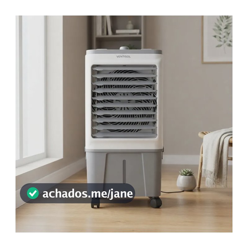 Climatizador Ar Frio Portátil Evaporativo 16 Litros Umidificador Ventisol Clin 16