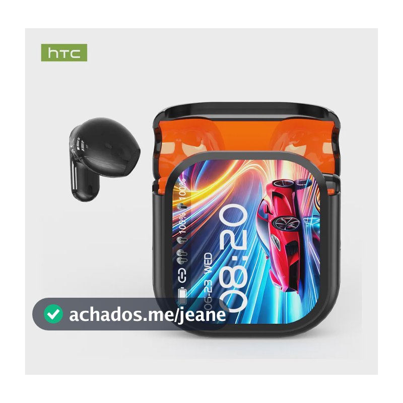 Htcne20 Tradução Automática Tela Touch - Cancelamento Ruído Cor Preto