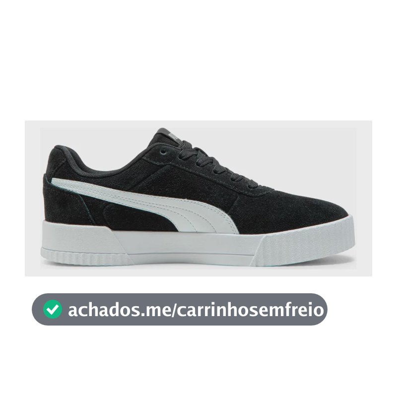 Tênis Feminino Carina Bdp Puma Preto Lisa 39 Br