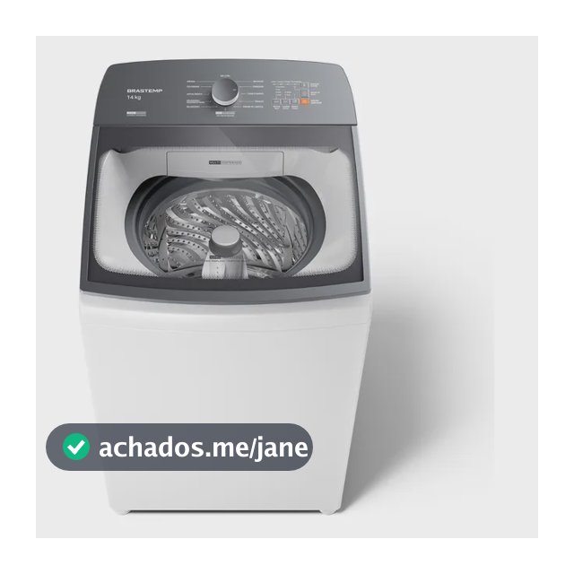 Máquina de Lavar Brastemp 14Kg Branca Smart Sensor- BWJ14AB