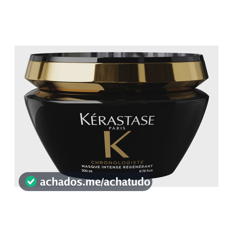 Máscara Capilar Regeneradora para Hidratação Profunda, Brilho Intenso e Controle do Frizz Chronologiste Intense Régénérant Kérastase 200ml
