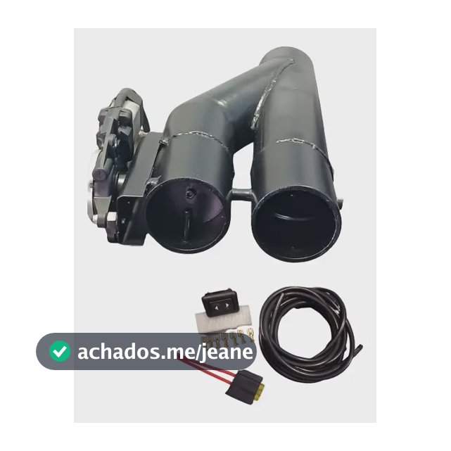 Difusor  Escapamento 2 Borboletas 2,5 Polegadas