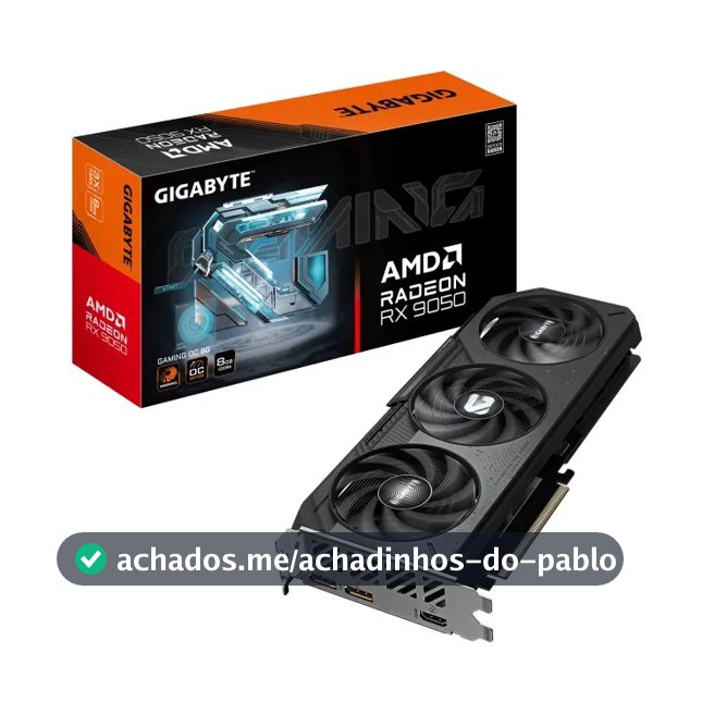 Placa gráfica Gigabyte Radeon Rx 9050 Gaming Oc 8gb Gddr6
