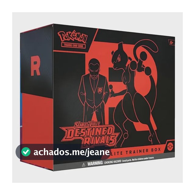 Box Elite Pokémon Destined Rivals Elite Trainer Box Etb Ig Idioma Inglês