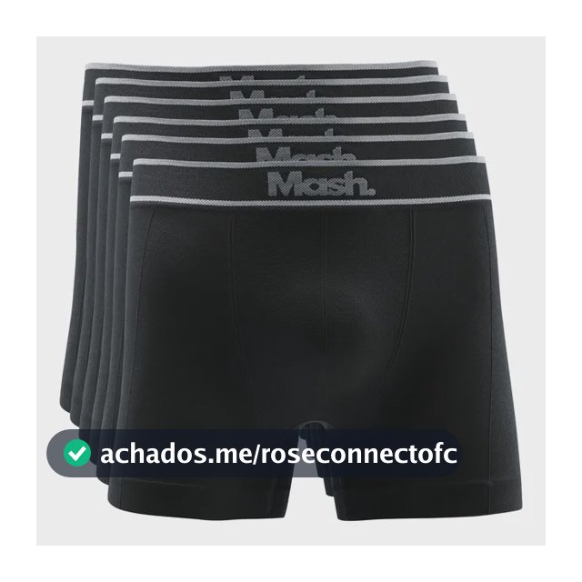 Kit 6 Cuecas Boxer Mash Poliamida Toque Gelado Sem Costura