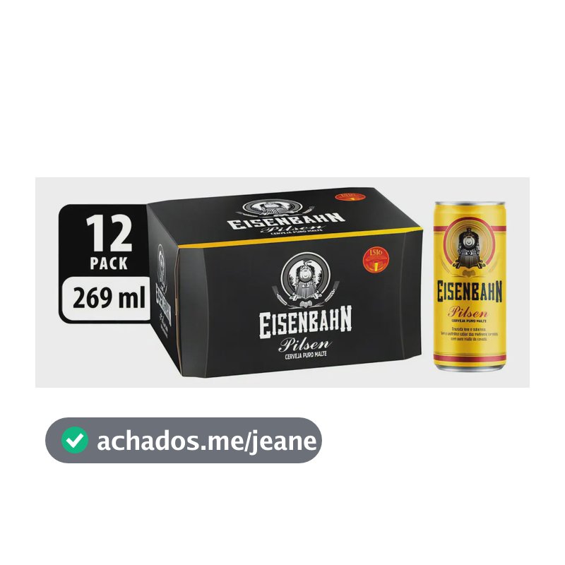 Cerveja Eisenbahn 269ml 12 unidades