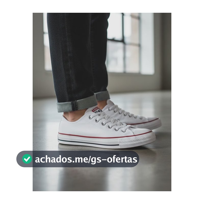 Tênis Chuck Taylor Cano Curto All Star Converse Branco/branco/marinho Liso 36 Br