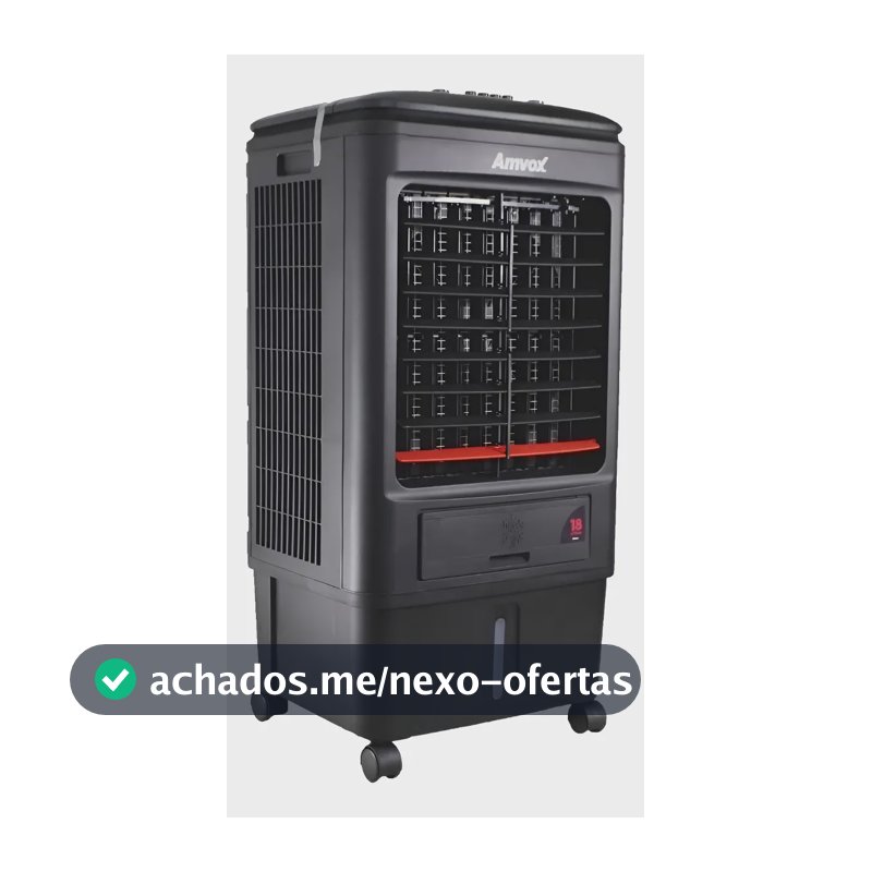 Climatizador De Ar Portátil 90 W 18 L 20m² Acl018 Amvox
