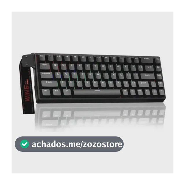 Teclado Magnético Aula Win68 68% Cor de teclado Preto Idioma Inglês US