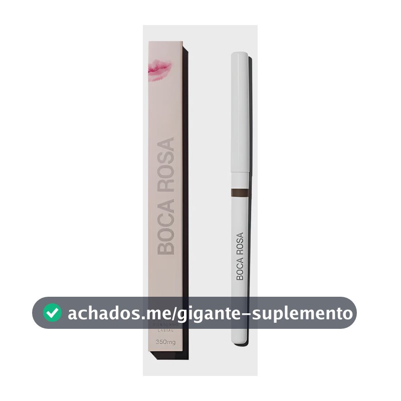 Contorno Labial Cor Marrom Intenso Boca Rosa
