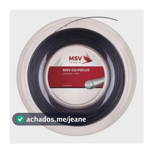 Cordas Msv Co Focus - 200 Metros (1,23 Mm - 1,27 Mm)
