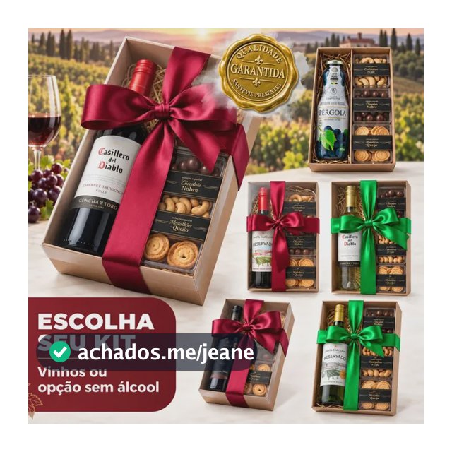 Kit Cesta Presente - Casillero Del Diablo + Opções De Vinho