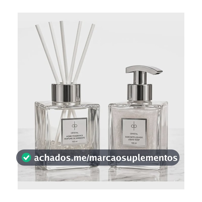 Kit - Aromatizador & Sabonete Crystal(chá Branco) Di Piettro