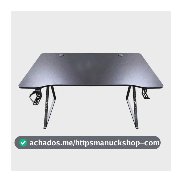 Mesa Gamer Weishi Atlas, 120cm, Tampo Em Mdf, Preto