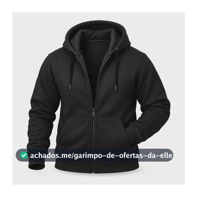 Moletom Blusa De Frio Feminino Masculino Aberto C/ Ziper Top