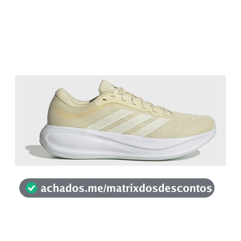 Tênis Masculino E Feminino Response Runner 2 adidas Amarelo Liso 38 Br
