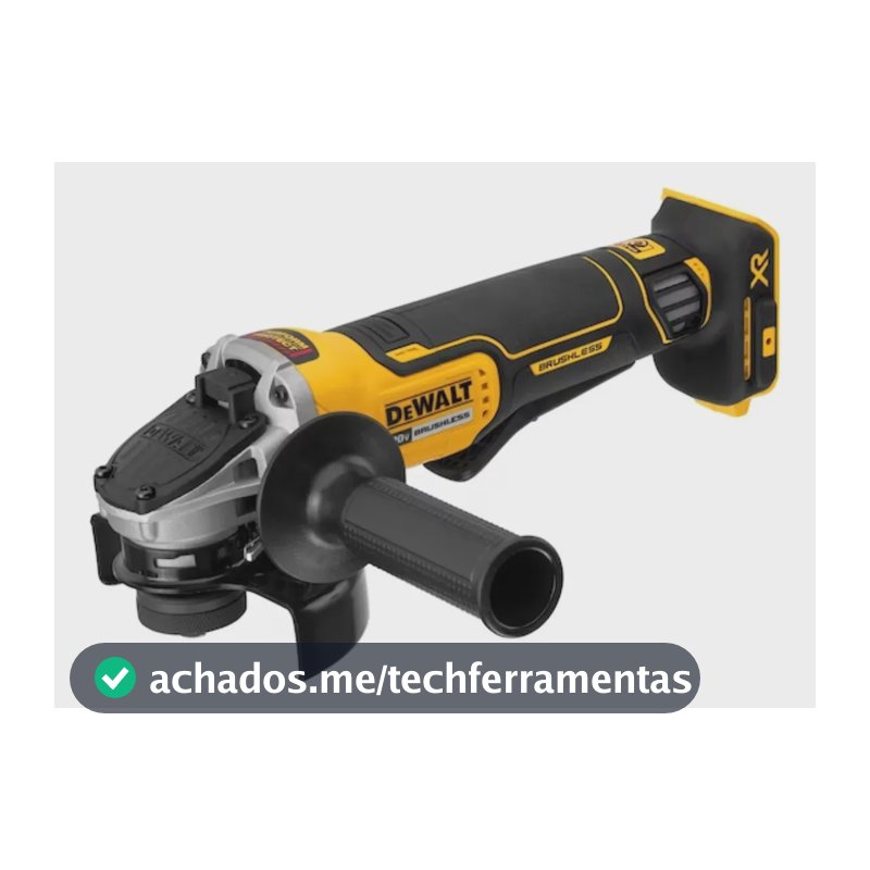 Esmerilhadeira Dewalt Angular DCG413B 20V Brushless 4-1/2 A 5 Pol Sem Bateria