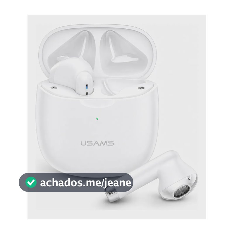 Fone De Ouvido Sem Fio Bluetooth 5.3 Para Apple iPhone iPad IOS Som Estéreo Microfone de Altíssima Qualidade