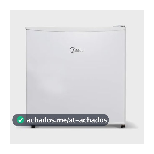 Frigobar 45 Litros Inverter 1 Porta Degelo Manual MDRD086FGD013 Branco Bivolt Midea